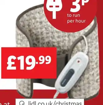 Lidl Abdominal and Back Heat Pad offer