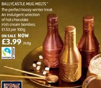 Aldi BALLYCASTLE MUG MELTS offer