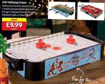 Aldi LED Tabletop Game offer
