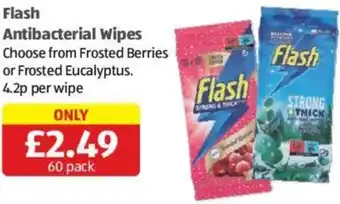 Aldi Flash Antibacterial Wipes offer
