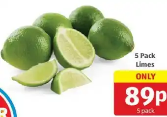 Aldi 5 Pack Limes offer