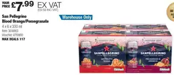 Costco San Pellegrino Blood Orange/Pomegranate offer