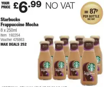 Costco Starbucks Frappuccino Mocha offer
