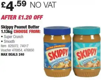 Costco Skippy Peanut Butter 1.13kg offer