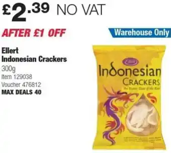 Costco Ellert Indonesian Crackers offer