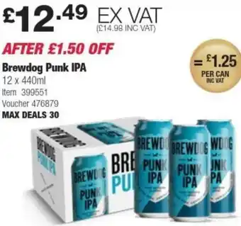 Costco Brewdog Punk IPA offer