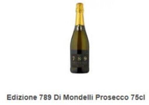 Sainsbury's Edizione 789 Di Mondelli Prosecco 75cl offer