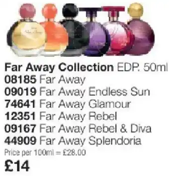 Avon Far Away Collection offer
