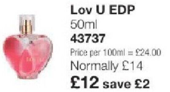 Avon Lov U EDP offer