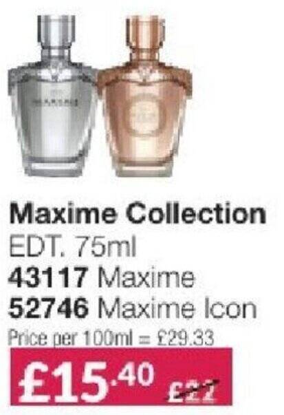 Avon Maxime Collection offer