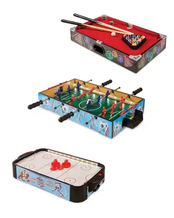 Aldi Led table top games offer