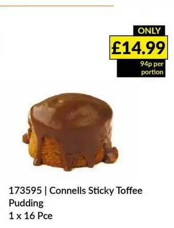 Connells Sticky Toffee Pudding