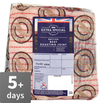 Asda Asda extra special british beef topside roasting joint (typically 1.4kg) offer