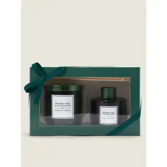 Asda George home green christmas classic winter pine & eucalyptus gift set offer