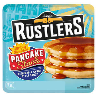 Asda Rustlers all day breakfast pancake stack offer