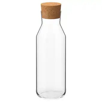 IKEA Ikea 365+ carafe with stopper, clear glass/cork, 1 l offer