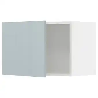 IKEA Metod wall cabinet, white/kallarp light grey-blue, 60x40 cm offer