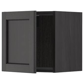 IKEA Metod wall cabinet, black/lerhyttan black stained, 40x40 cm offer