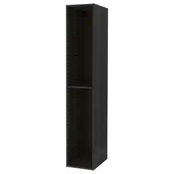 IKEA Metod high cabinet frame, wood effect black, 40x60x220 cm offer