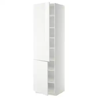 IKEA Metod high cabinet with shelves/2 doors, white/ringhult white, 60x60x220 cm offer
