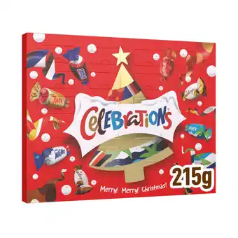Asda Celebrations milk chocolate christmas advent calendar 215g offer