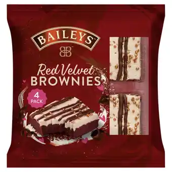 Asda Baileys 4 red velvet brownies offer