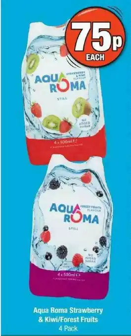 Poundland Aqua Roma Strawberry & Kiwi-forest Fruits offer