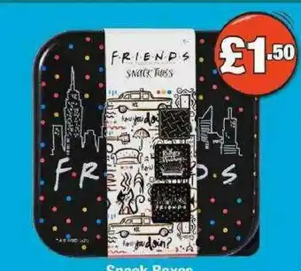 Poundland Snack Boxes Friends offer