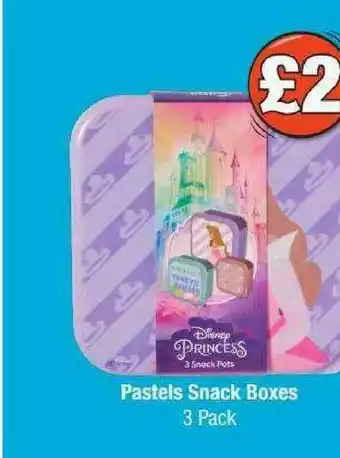 Pastels Snack Boxes
