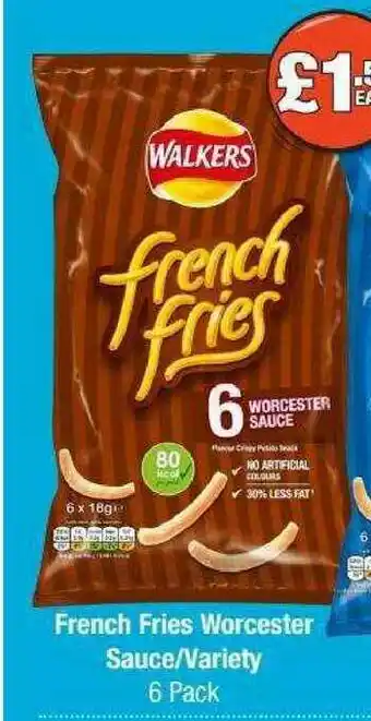 Poundland French Fries Worcester Sauce-variety offer