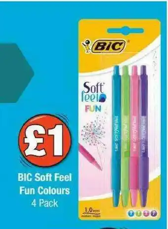 Bic Soft Feel Fun Colours