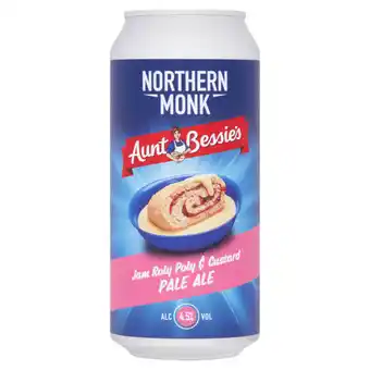 Asda Northern monk aunt bessie's jam roly poly & custard pale ale 440ml offer