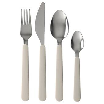 IKEA Upphöjd 16-piece cutlery set, beige offer