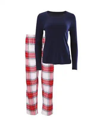Aldi Ladies' avenue flannel pyjamas offer