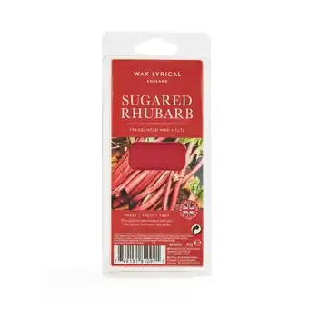 Asda Wax lyrical sugared rhubarb wax melt offer