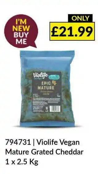 Musgrave MarketPlace Violife Vegan Mature Grated Cheddar offer
