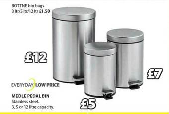 JYSK Medle Pedal Bin offer