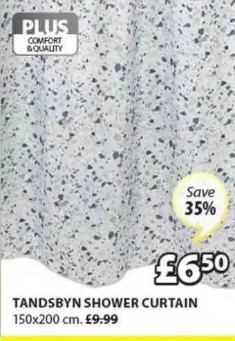 JYSK Tandsbyn Shower Curtain Save 35% offer