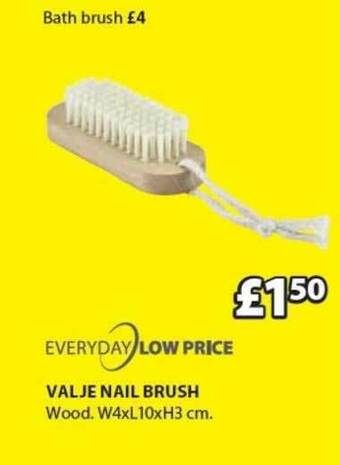 JYSK Valje Nail Brush offer