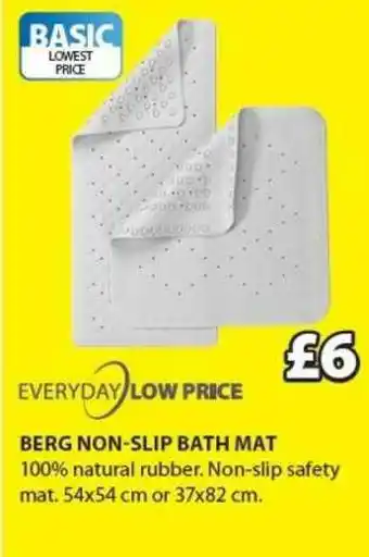 JYSK Berg Non-Slip Bath Mat offer