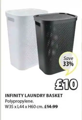 JYSK Infinity Laundry Basket Save 33% offer