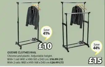 JYSK Gudme Clothes Ral Save 41% - 44% offer