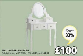 Malling Dressing Table