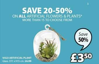 JYSK Vigo Artificial Plant offer