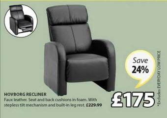 JYSK Hovborg Recliner offer