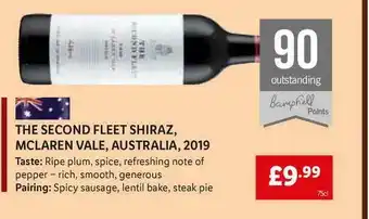 Lidl The Second Fleet Shiraz Mclaren offer