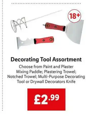 Lidl Decorating Tool Assortment offer