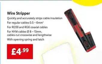 Lidl Wire Stripper offer