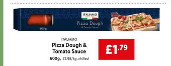 Lidl Italiamo Pizza Dough & Tomato Sauce offer