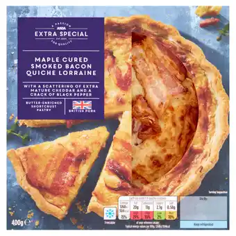 Asda Asda extra special maple cured smoked bacon quiche lorraine offer